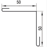  Угол внутренний с вальцовкой - производство, продажа, монтаж.