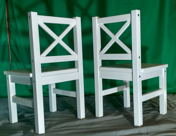 Детский стол со стульчиком в белом цвете 3