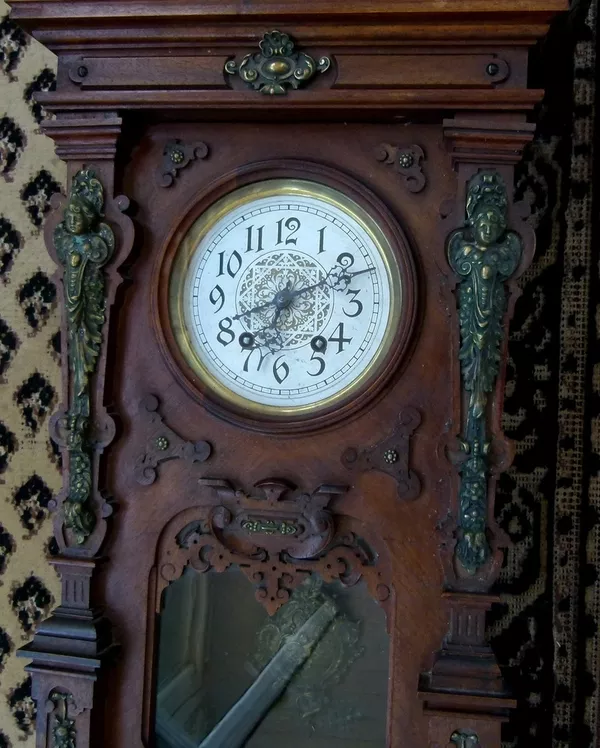 Старинные настенные часы с боем 3