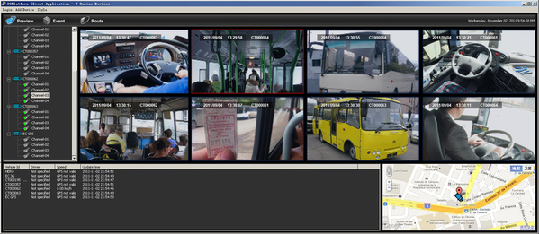 Видео наблюдение для пассажирского транспорта. 4