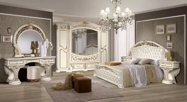 Эксклюзивная классическая мебель для спальни. 5