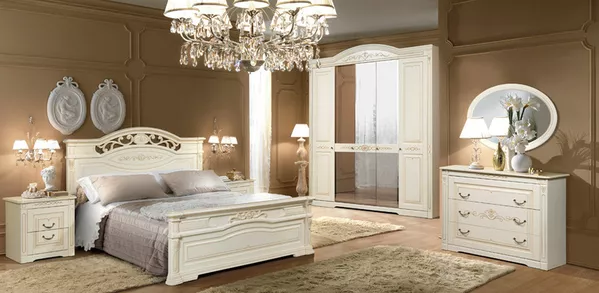 Эксклюзивная классическая мебель для спальни. 8