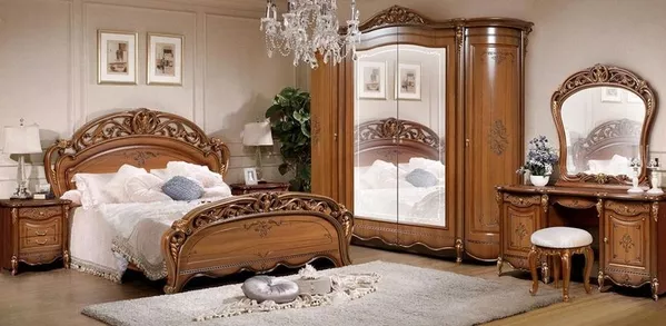 Эксклюзивная классическая мебель для спальни. 12