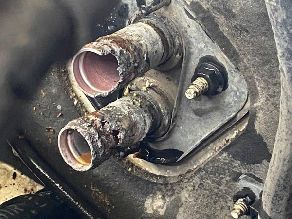 Промывка системы охлаждения и чистка радиатора печки без снятия.  7