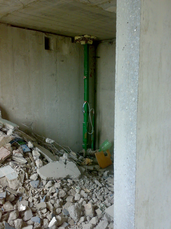 Проемы, отверстия в фундаментных блоках Демонтаж бетона, кирпича Харьков 8