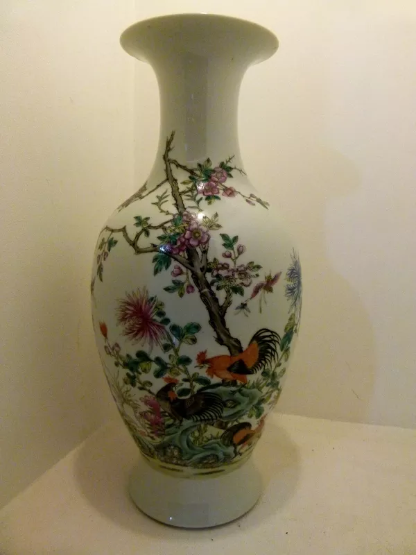 Старинные вазы, пара.Китай, 18 ст.