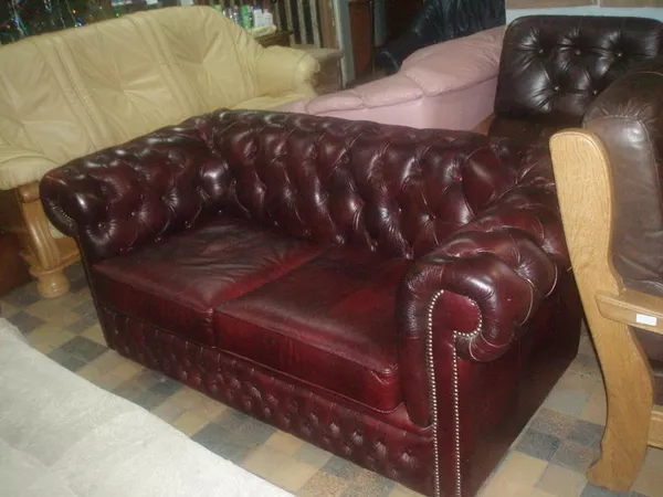 Мебель б/у кожаные диваны, кресла производство Голландия, Германия