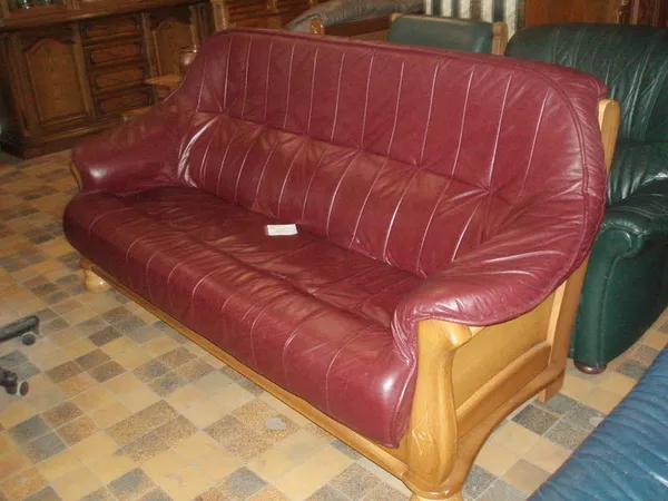 Мебель б/у кожаные диваны, кресла производство Голландия, Германия 4