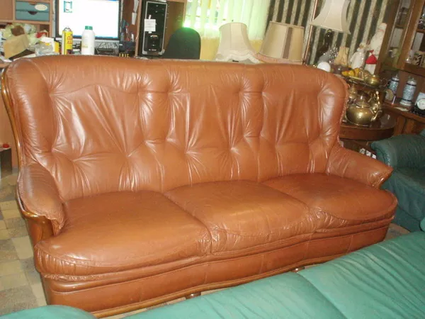 Мебель б/у кожаные диваны, кресла производство Голландия, Германия 5