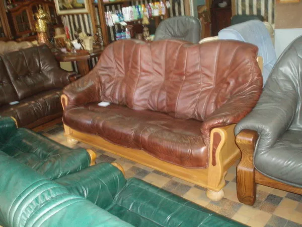 Мебель б/у кожаные диваны, кресла производство Голландия, Германия 6