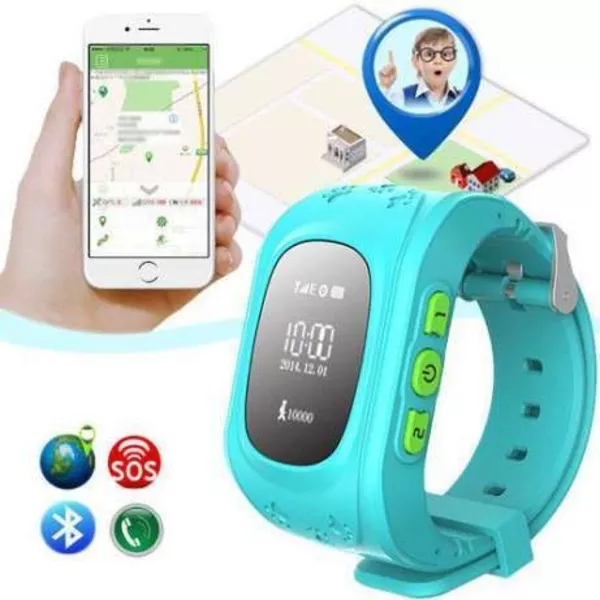 Детские умные часы с GPS+прослушка. 5