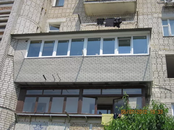 Расширение и ремонт балкона в Харькове 2